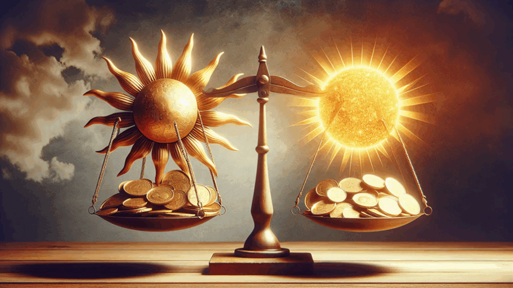 Gráfico que muestra la relación entre el dinero y la felicidad