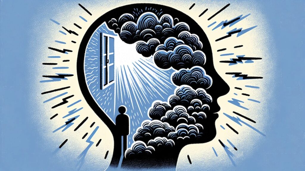 miedo y oscuridad mental