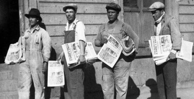 Portada de periódico cuestionando la verdad sobre los abogados.